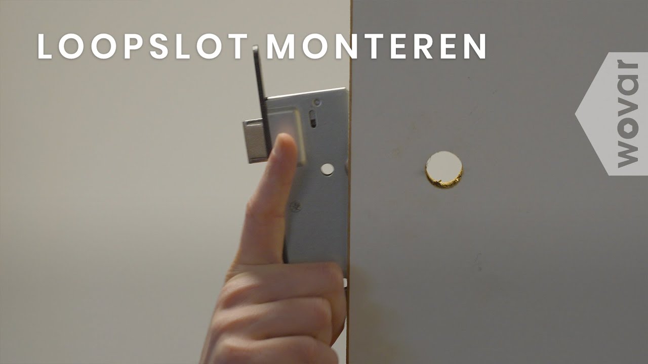 Loopslot monteren, hoe doe je dat? | Loopsloten