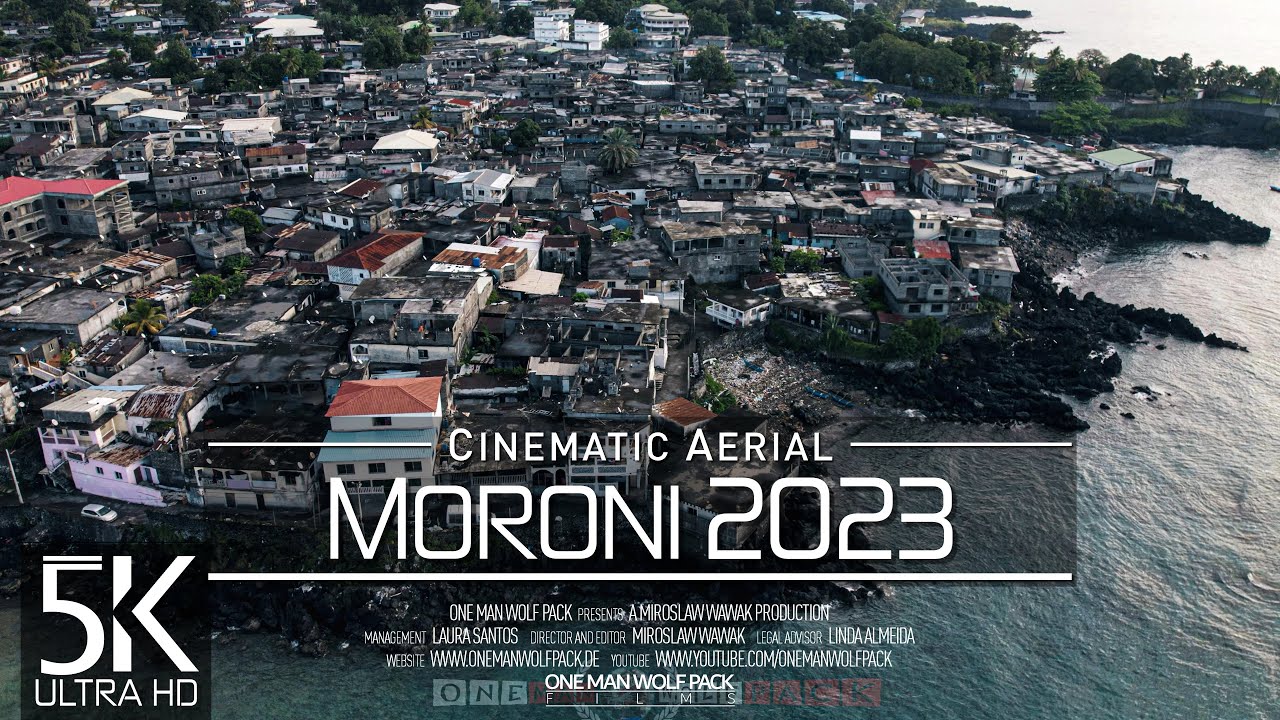 【5K】🇰🇲 Moroni from Above 🔥 Capital of the COMOROS 2023 🔥 Cinematic Wolf Aerial™ Drone Film