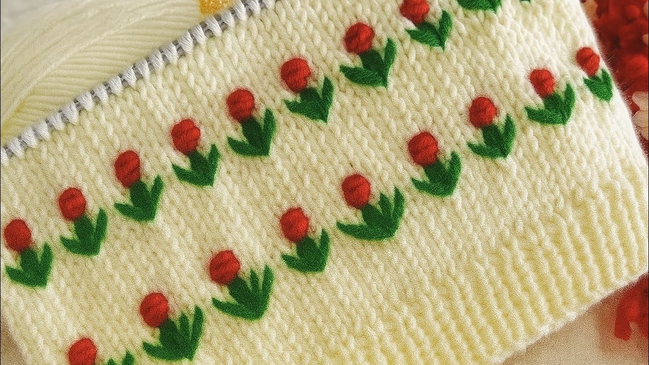 2 रंग का शानदार स्वेटर डिजाइन/Two Colour Sweater Design/Double Colour knitting/Do Rang ka design