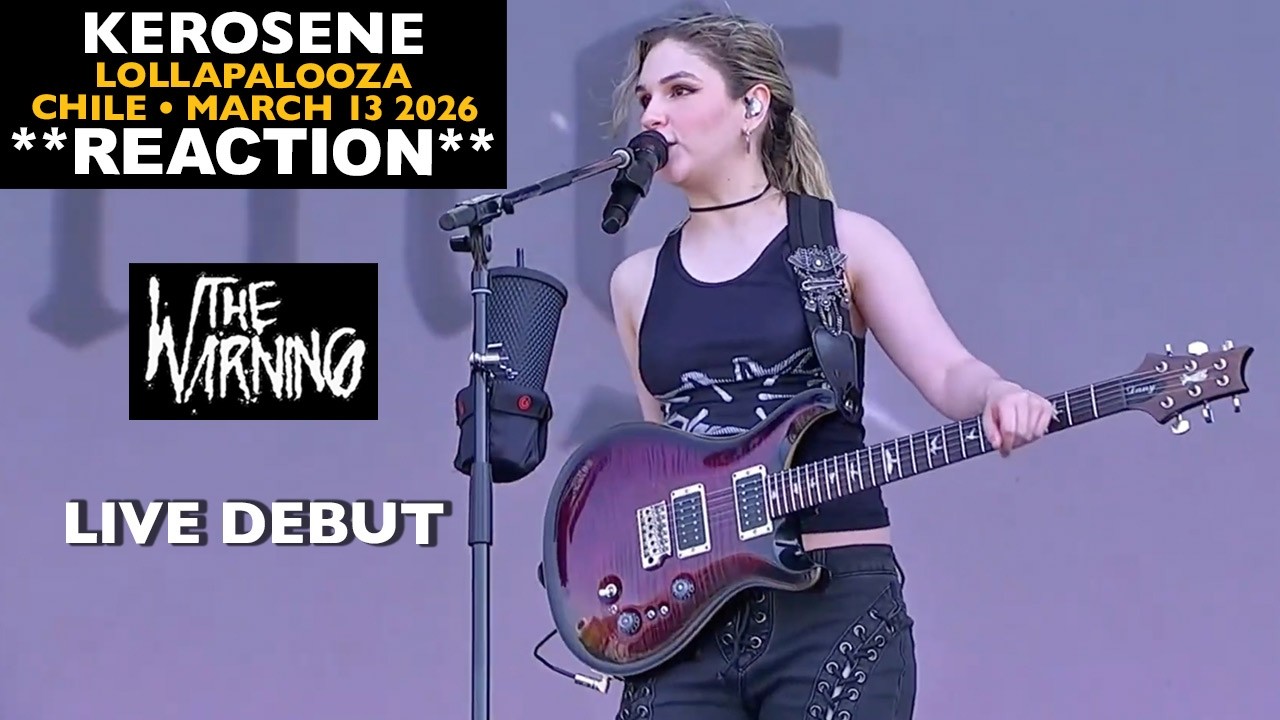 Musicians REACT to The Warning: KEROSENE (March 13 2026 Santiago Chile)