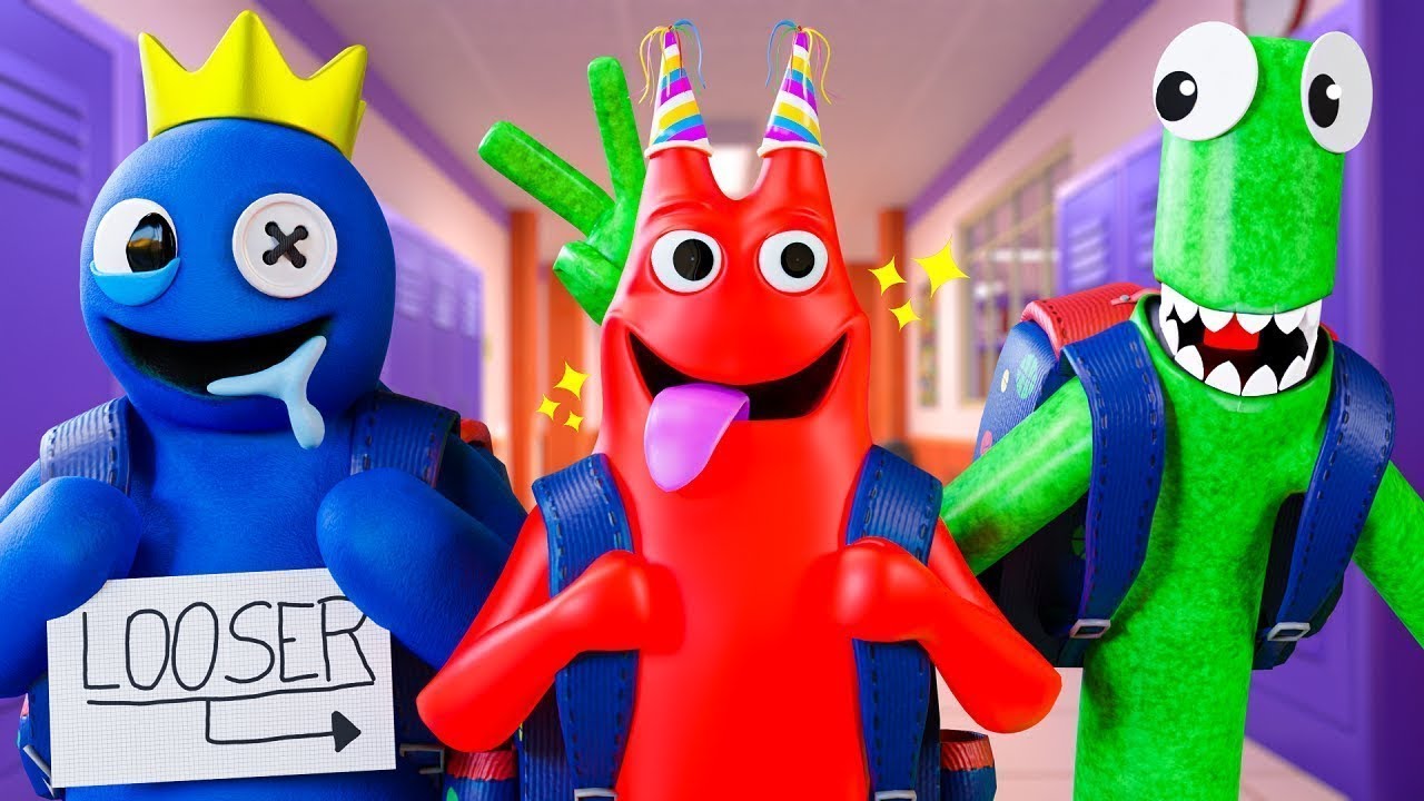 ШКОЛЬНЫЕ БУДНИ С БАН БАНОМ! | Garten of Ban Ban/Rainbow Friends - Анимации на русском