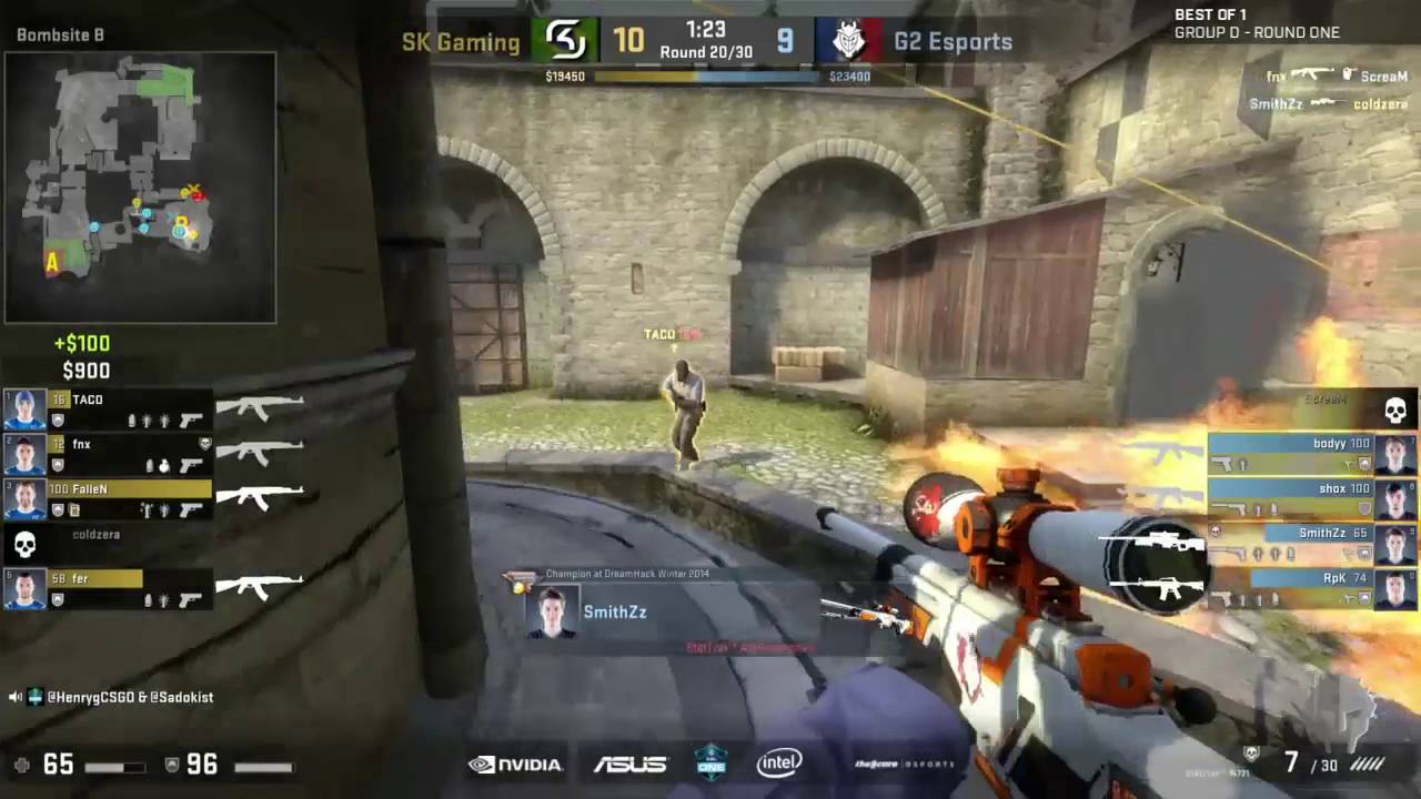 ESL: G2 SmithZz Decimates SK with the AWP | CS:GO GAMEPLAY HIGHLIGHT