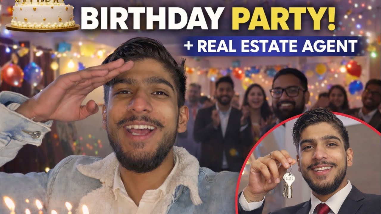 The birthday party vlog #03 / real estate agent life // ya to Instagram ki famous Pudi hai 😋￼