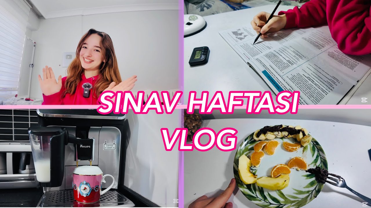 SINAV HAFTASI VLOG🎀