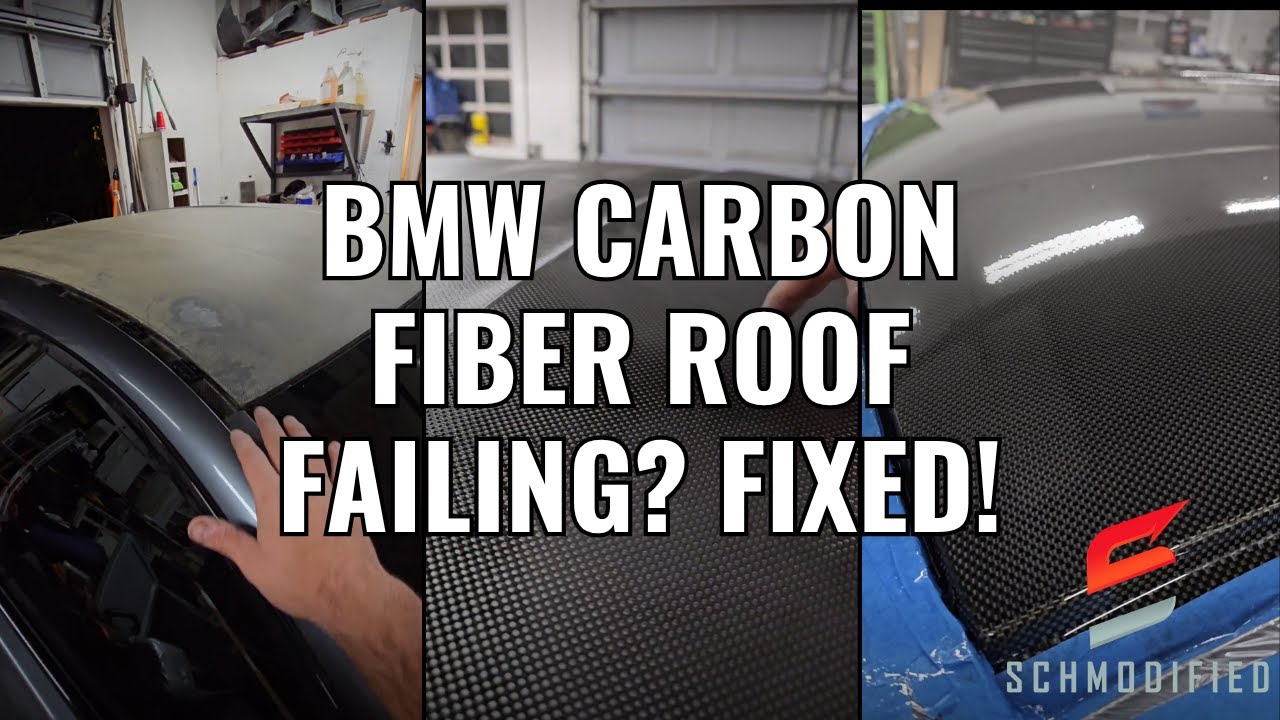 HOW TO DIY: Fixing Failing Carbon Fiber Roof on BMW (Step-by-Step)