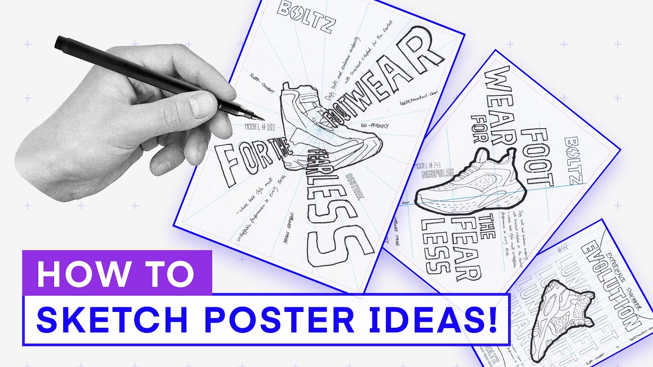 Generate Amazing POSTER IDEAS With Powerful Sketching Techniques!