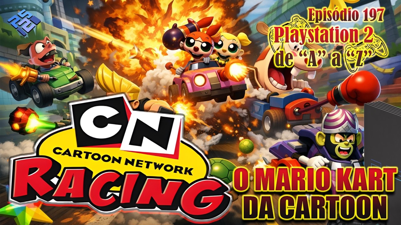 Caos, nostalgia e Johnny Bravo — Cartoon Network Racing - Playstation 2 de 