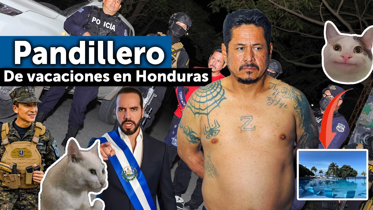 🚨🍾 Pandillero de vacaciones en Honduras es capturado