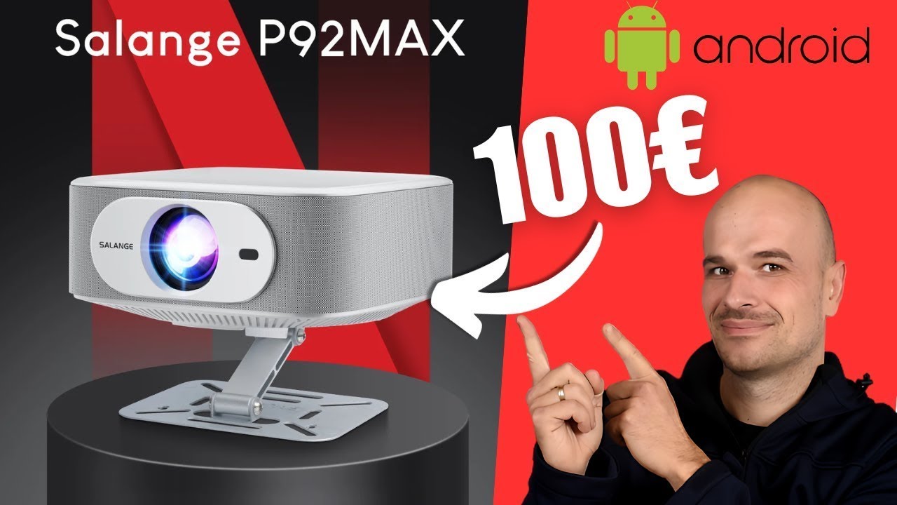 Ce VIDEOPROJECTEUR PAS CHER avec ANDROID est bluffant pour son prix ( Salange P92Max )