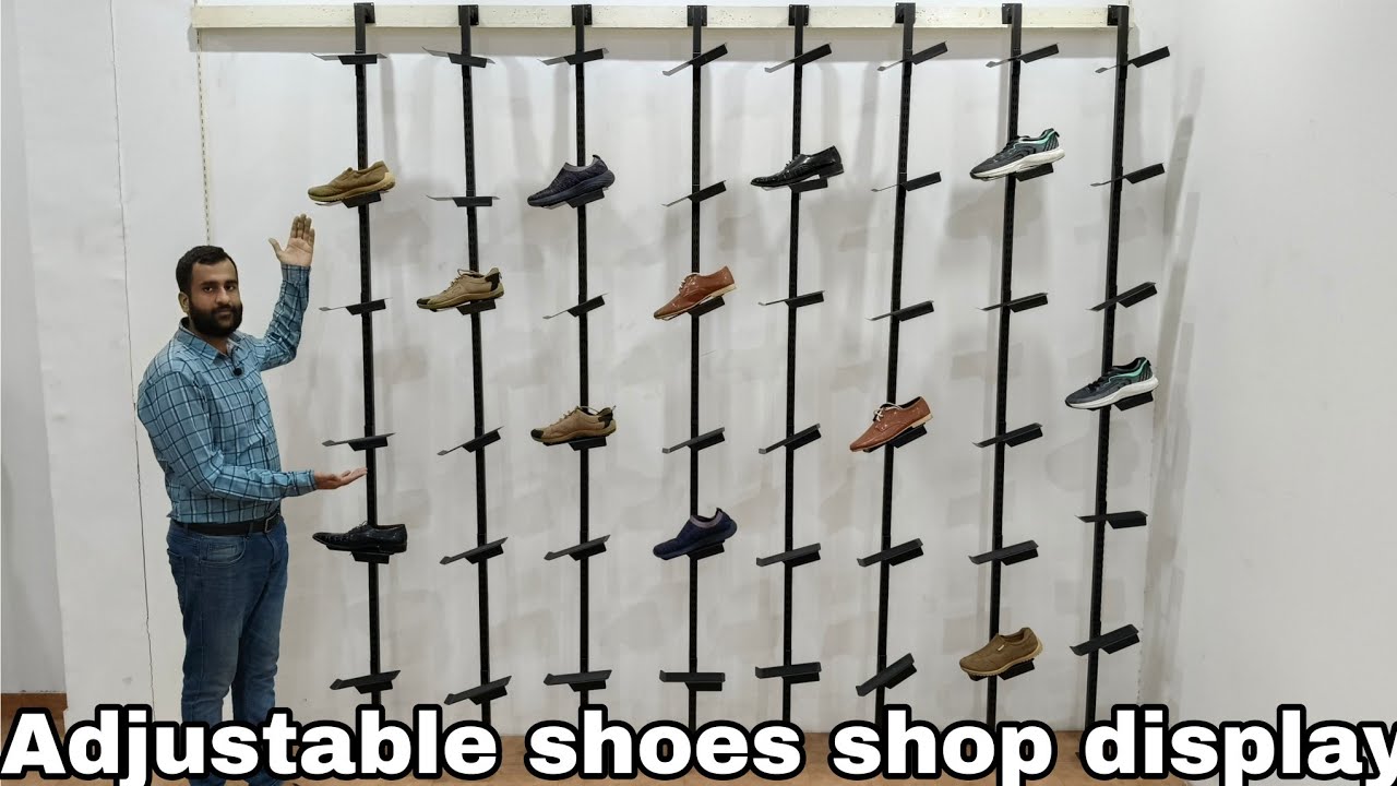 Shoes display interior design for your shop