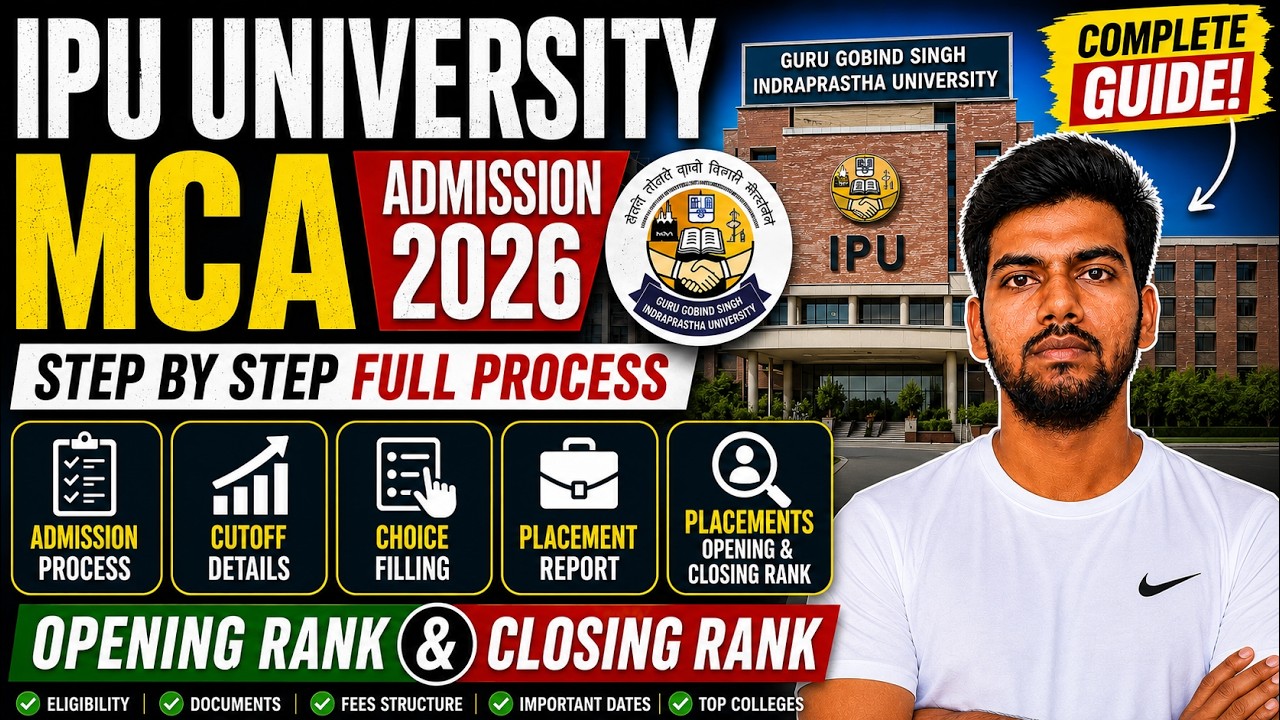 IPU MCA Counselling 2025 | Choice Filling Cutoff Documents & College List | IPU University MCA | IPU