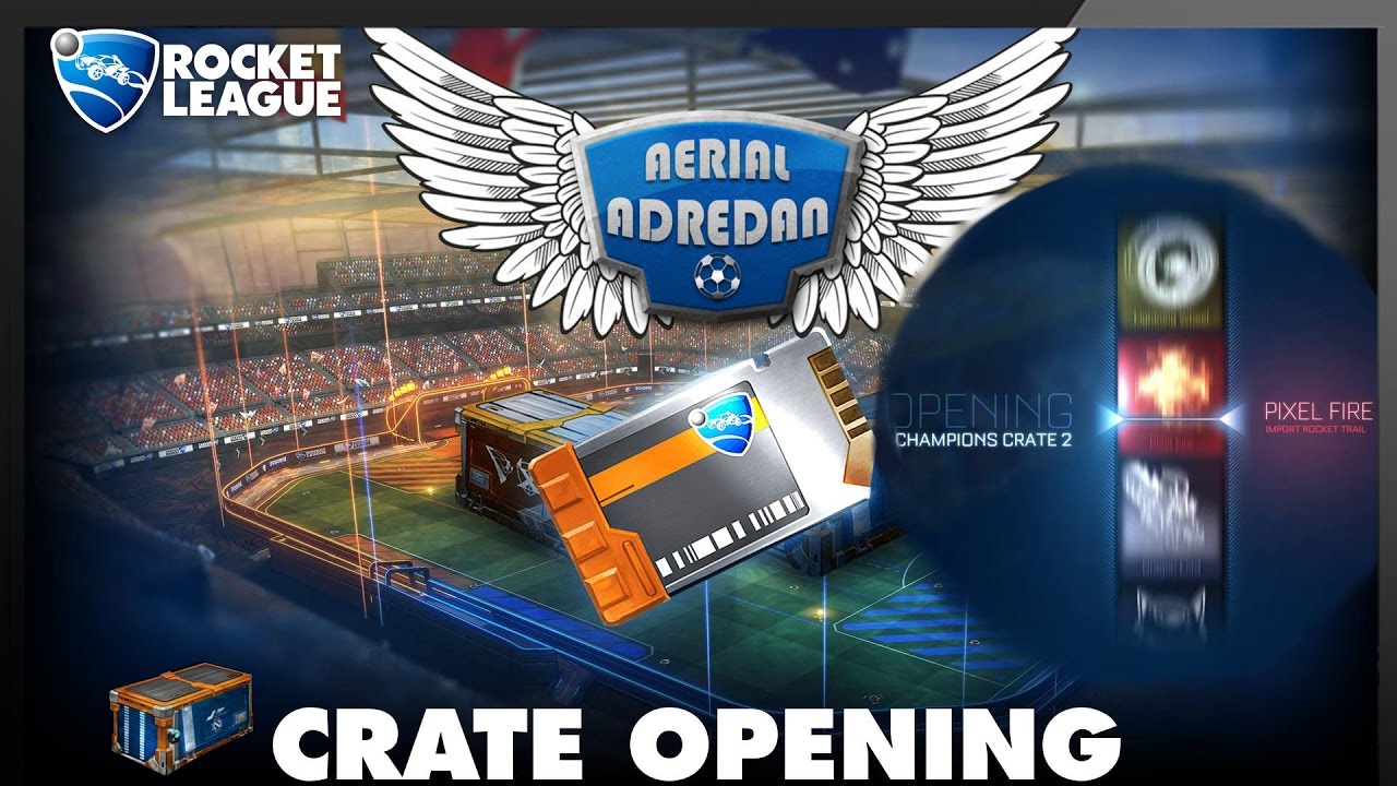 10 CRATES OPENING! | Rocket League Mystery Decal? | AdriMashup