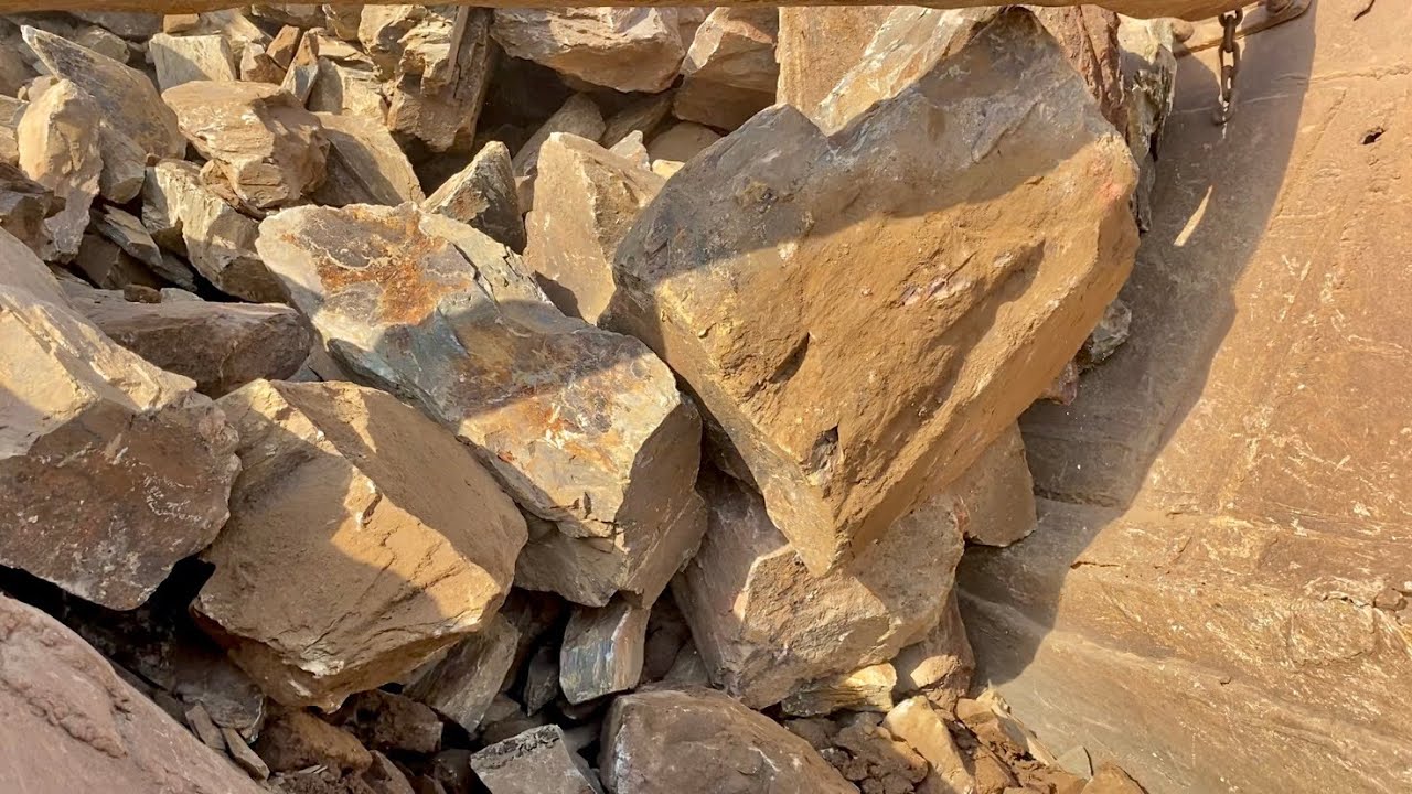 Amazing Quarry Primary Rock Crushing Machine Working || Setisfying Rock Crusher || Stone Crushing
