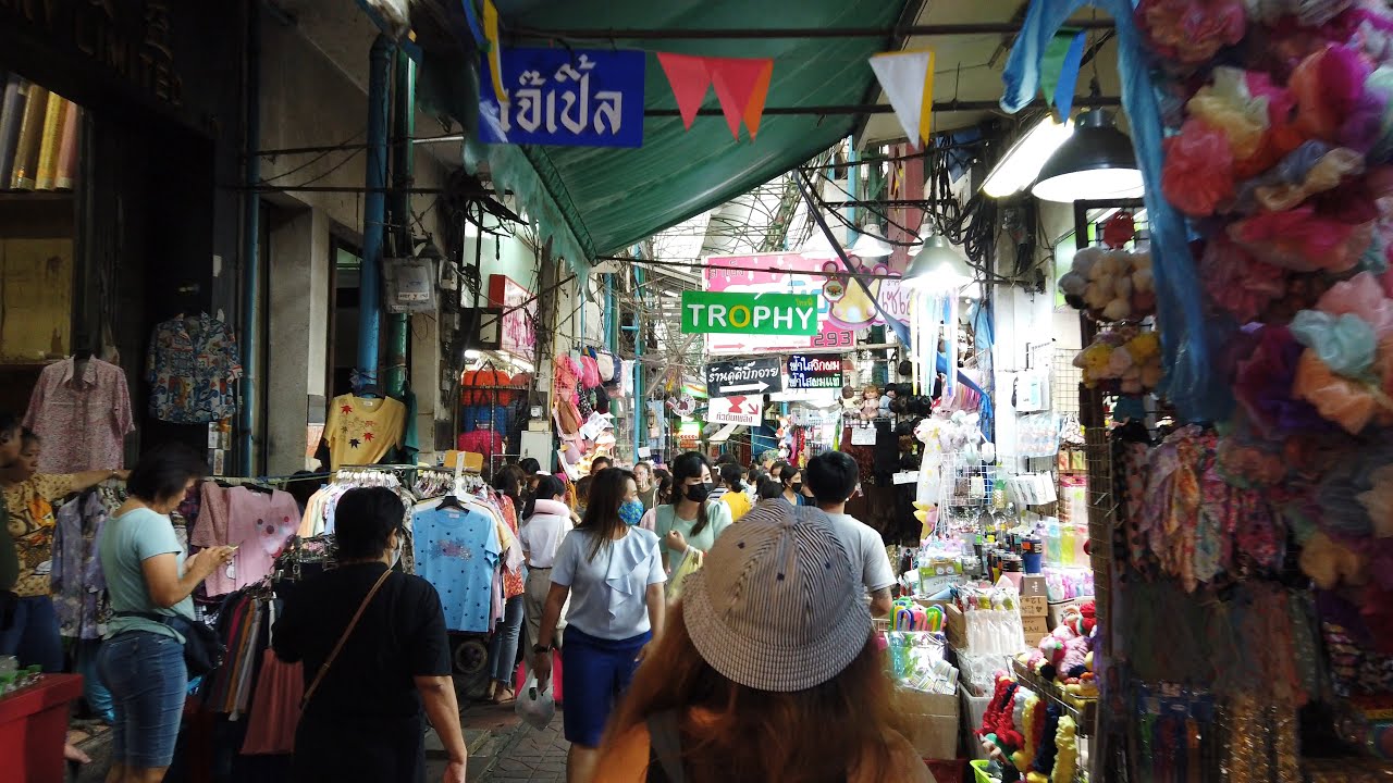 【4K】Bangkok Walk Sampheng Market (Soi Wanit 1) Thailand サンペンレーン ソイワニット1 バンコク タイ 쌈펭시장 (소이와니토1) 방콕 태국