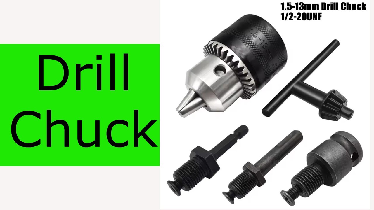 1.5-13mm Drill Chuck,1/2-20UNF Mount Impact Driver Bits Chuck