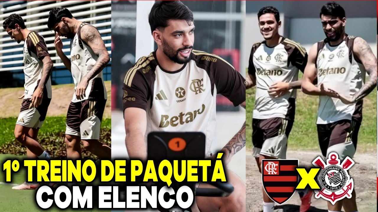 🔥PAQUETÁ FAZ PRIMEIRO TREINO COM ELENCO! SAIU A ESCALAÇÃO DO MENGÃO E A IMPRENSA RASGOU ELOGIOS
