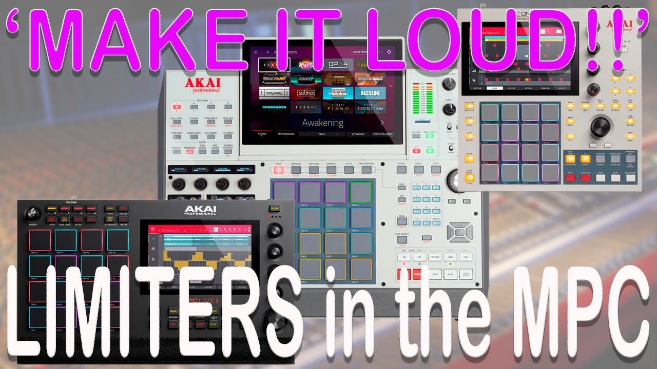 MAKE IT LOUD! MPC limiters in standalone. Are they any good for actual limiting?