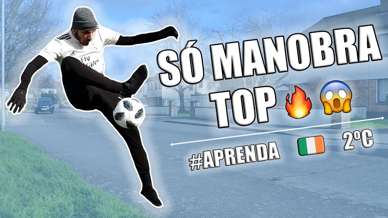 10 MANOBRAS INTERMEDIARIAS - APRENDA FUTEBOL FREESTYLE