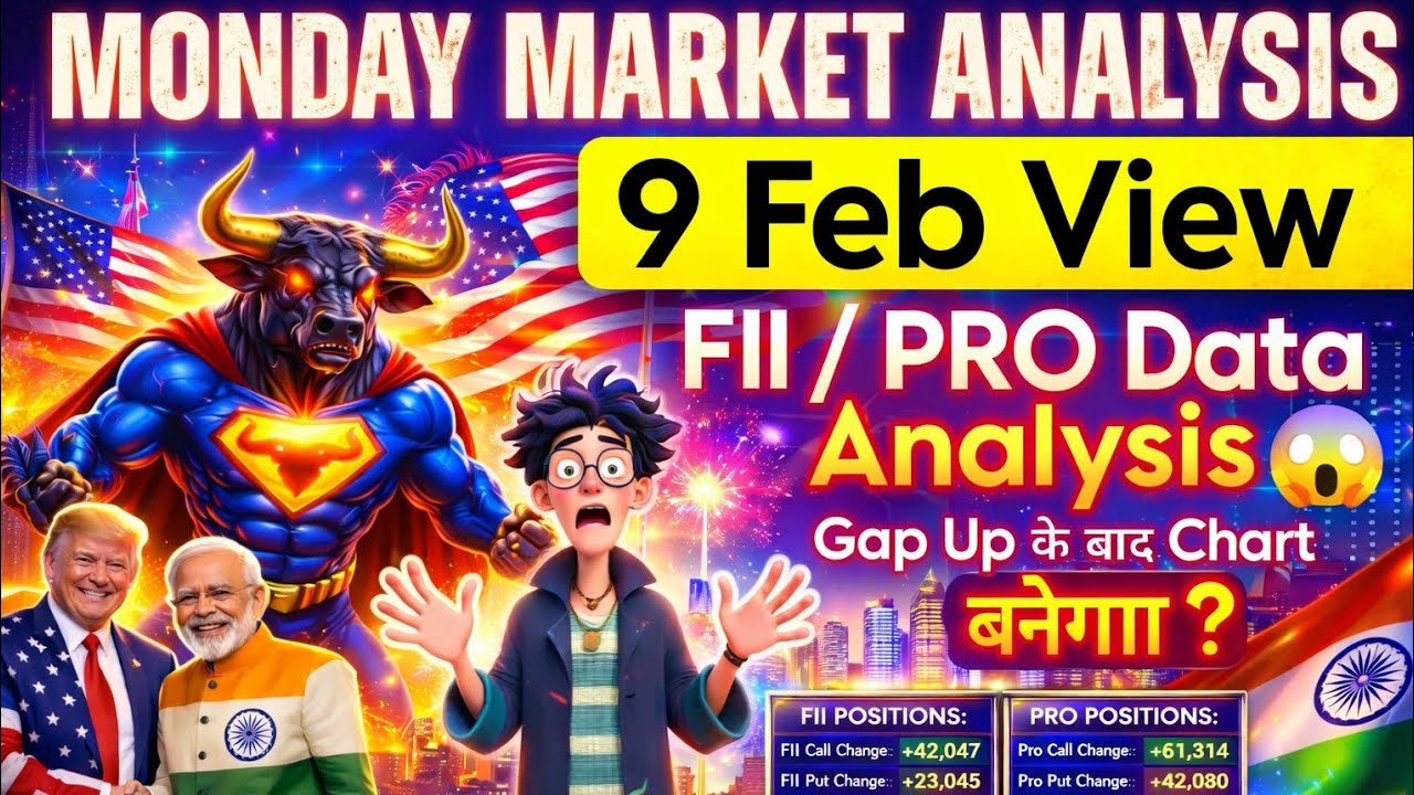 Monday Market Prediction | Monday Share Market Prediction | Nifty Prediction For Tomorrow 9 Feb
