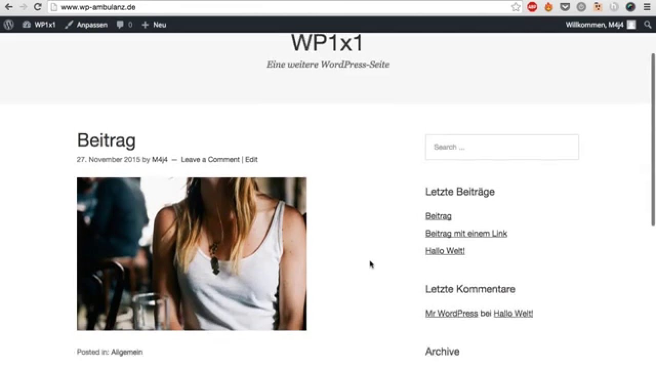 WordPress umziehen - Lokal auf Liveserver