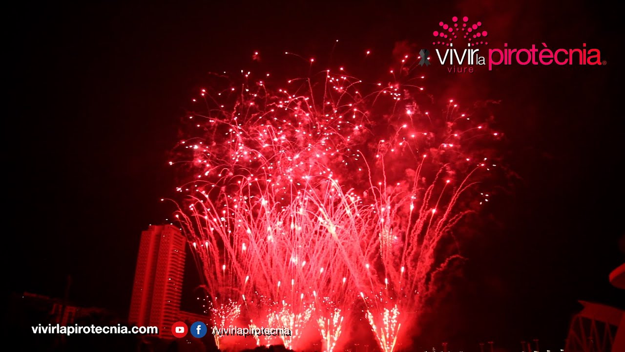 Fallas Valencia 2025, 2º Castillo de Fuegos Artificiales, Ciudad de Las Artes, Pirotecnia Tamarit
