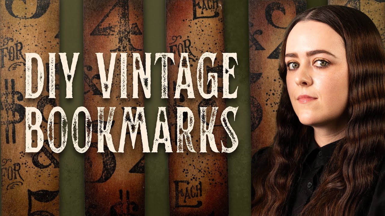 DIY Vintage Bookmarks: Easy Ink Blending & Stamping Tutorial
