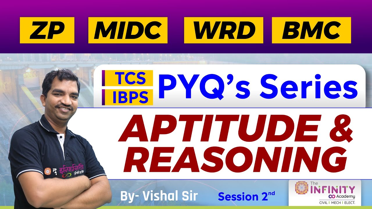 WCD MIDC ZP PYQs Series | Aptitute and Reasoning | MHADA Civil je pyqs | ZP Civil PYQs | Day 3