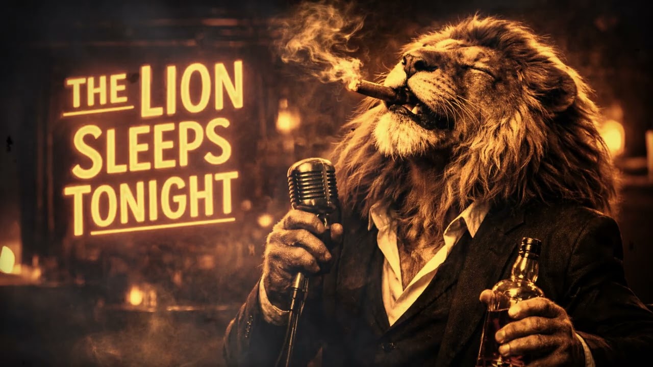 THE LION SLEEPS TONIGHT in Smoky 1950s Soul Bar