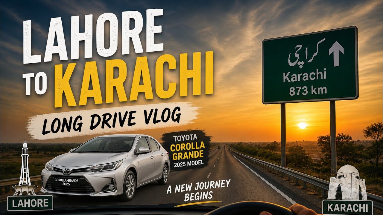Lahore to Karachi in 18 Hours 😱 | Full Road Trip Vlog | Fuel Cost & Route Guide 🤷🏼&zwj;♂️