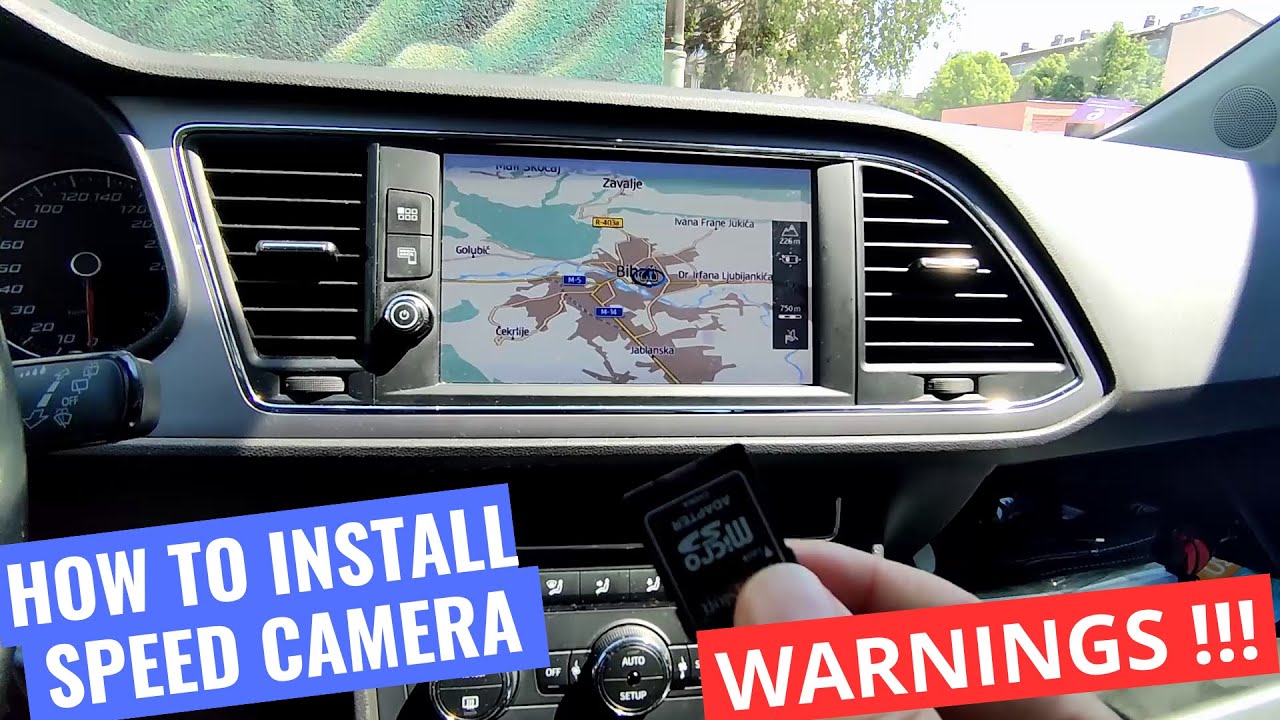 How to install speed camera warnings on SEAT, SKODA, VW