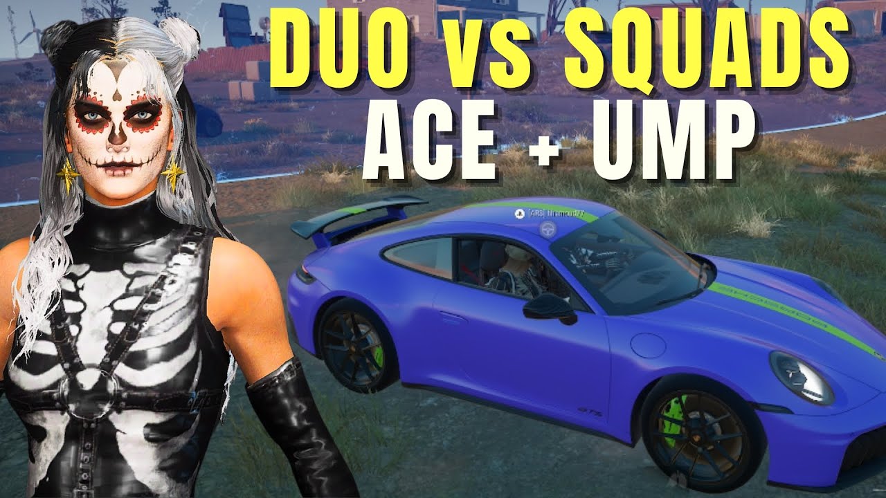 HandCam Duo vs Squads Cruising In A Porsche 911- PUBG PS5 XBOX