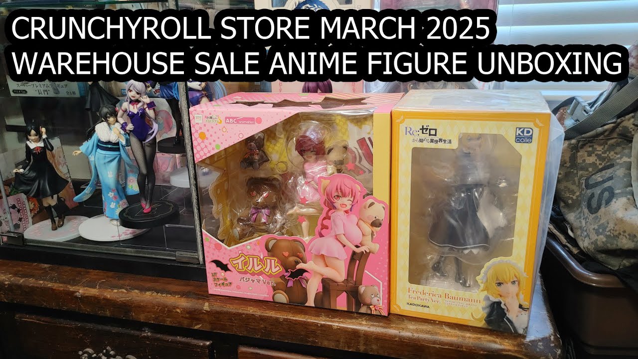 Crunchyroll Store  March 2025 Warehouse Sale Anime Figure Unboxing
