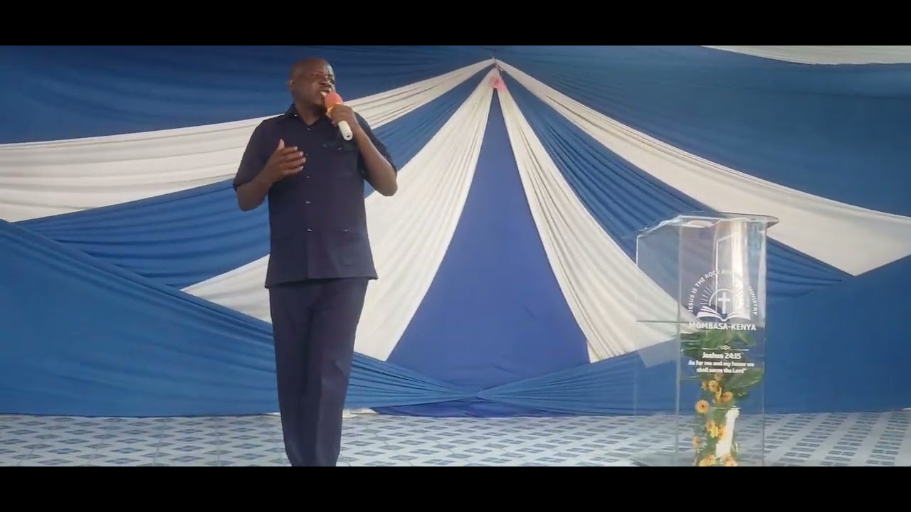 BISHOP BENSON WAFUKHOK, JESUS IS THE ROCK AND FAITH MINISTRY MOMBASA KENYA MIKINDANI CHURCH WELCOME 