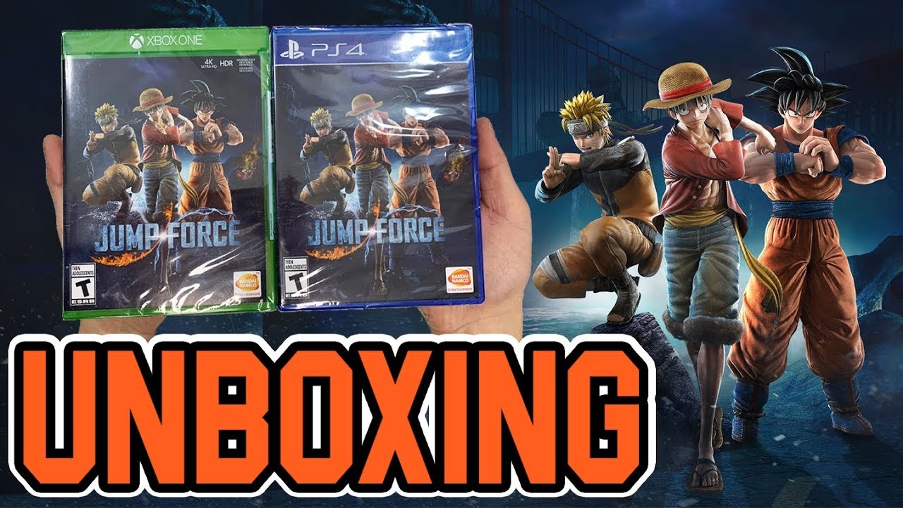 Jump Force (Xbox One/PS4) Unboxing!!