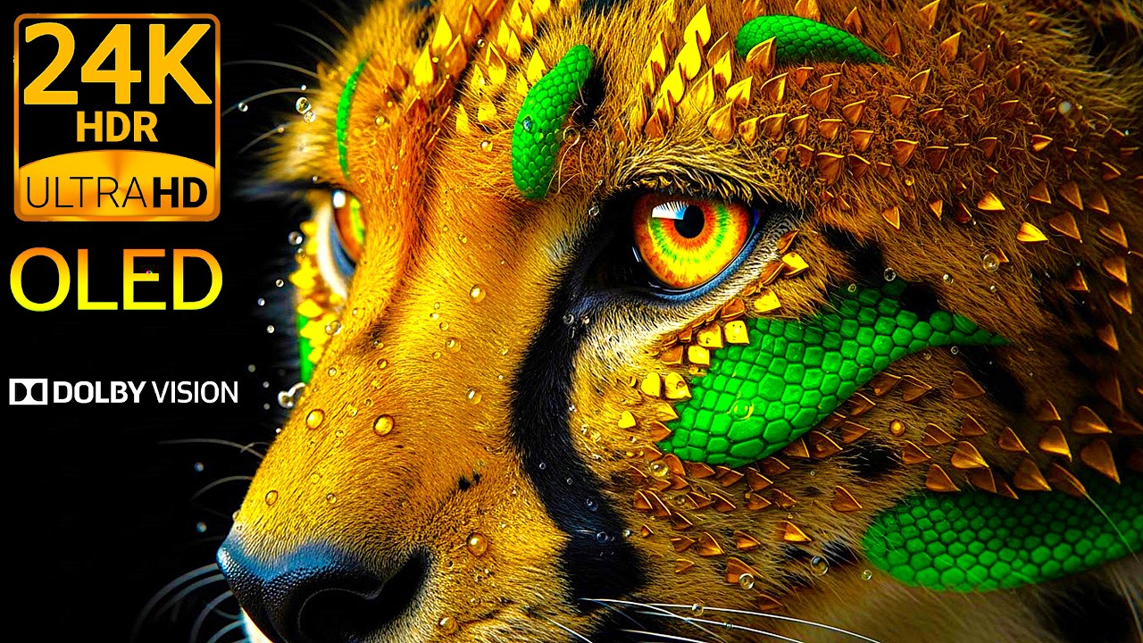Wild Life 24K HDR 120FPS Dolby Vision OLED Test (8K/4K Video)