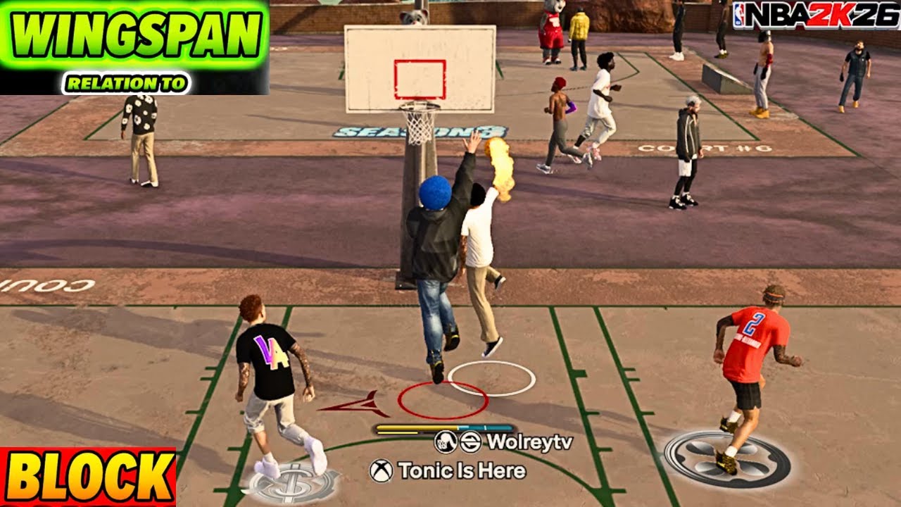 Насколько размах крыльев помогает блокировать броски в NBA 2K26!