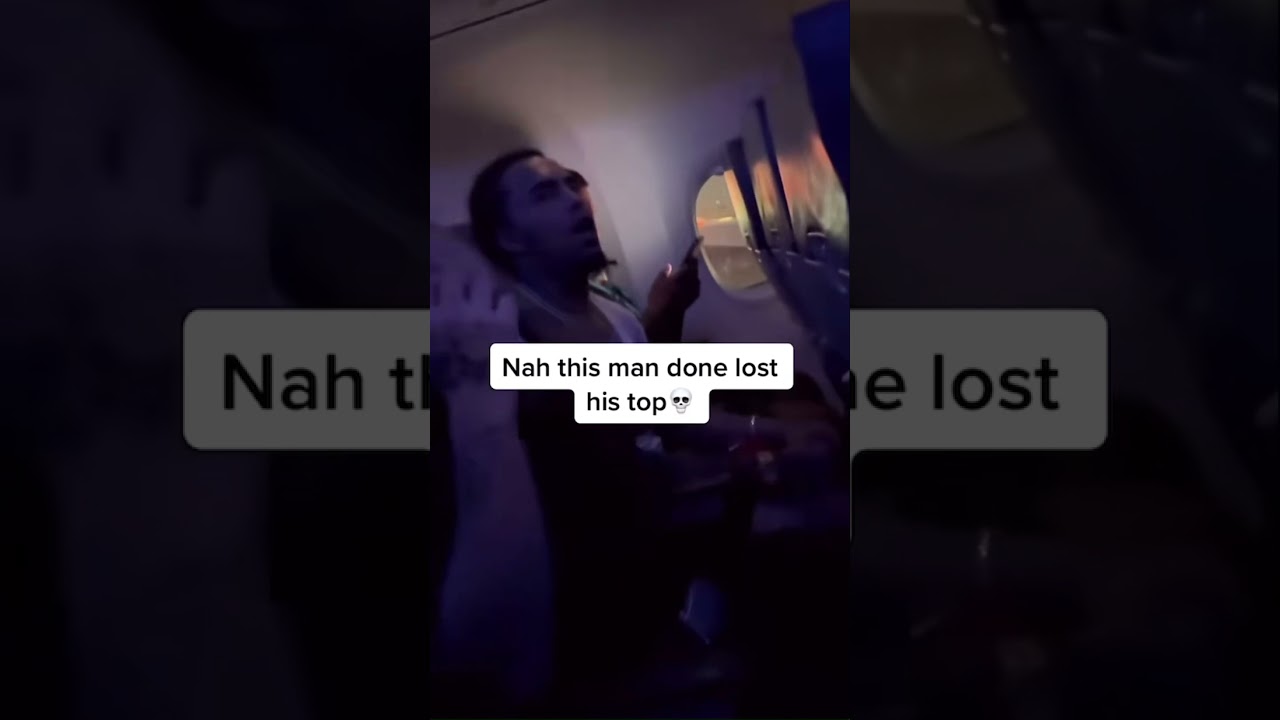 Lil Pump tripping off shrooms on a plane