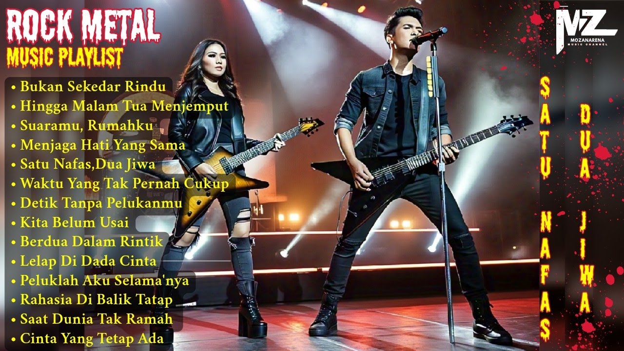 Rock Metal Bergema 🎶🎸 - 'Satu Nafas Dua Jiwa' | Lagu Jiwa Yang Tak Pernah Kehilangan Makna Cinta 🔥
