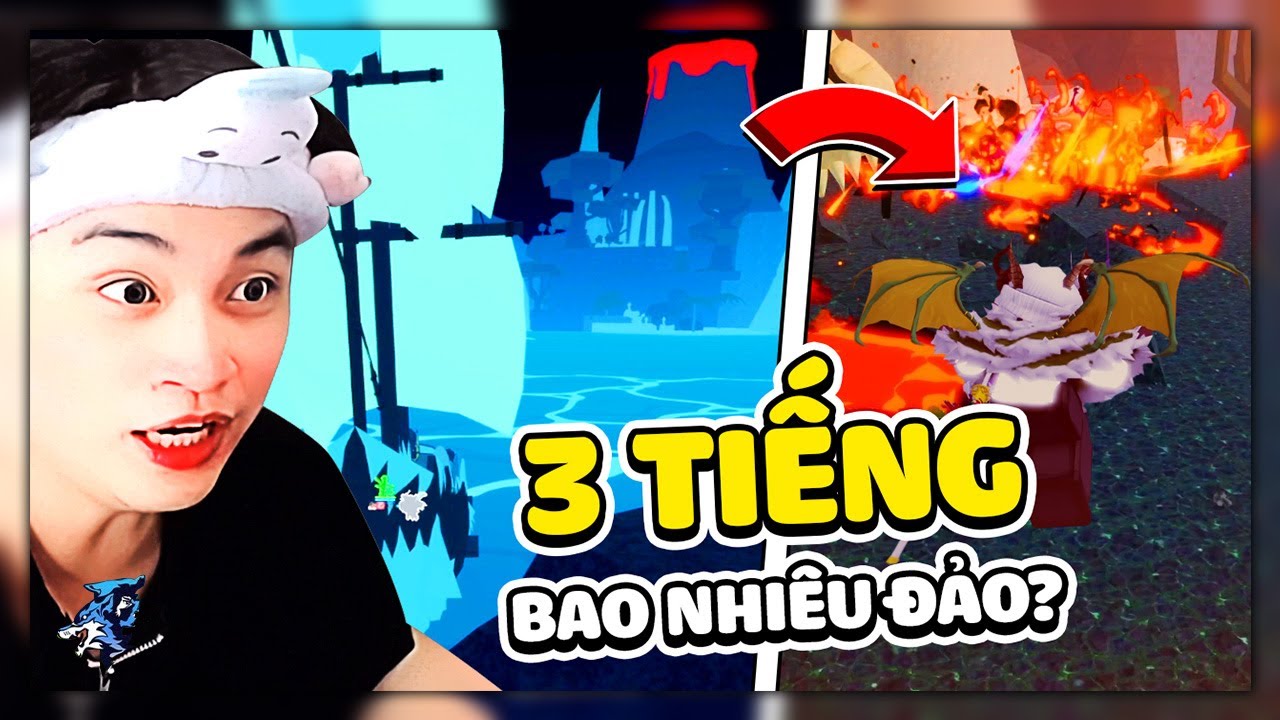 Tôi Đi Tìm Đảo Núi Lửa Trong Vòng 3 Tiếng Và Cái Kết | Blox Fruit