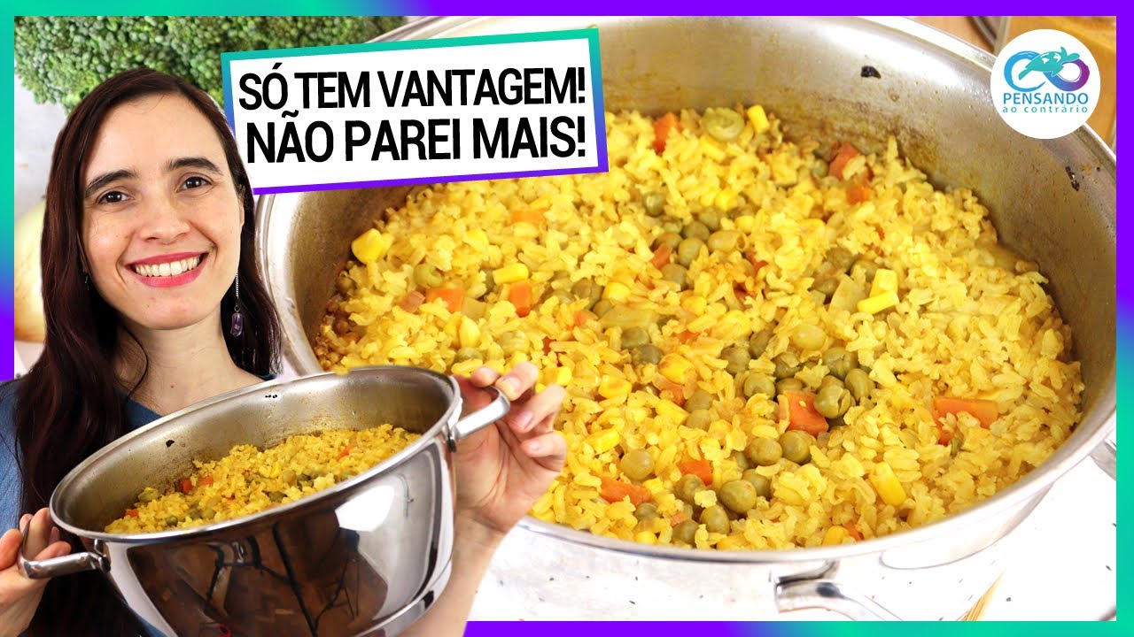 DESDE QUE APRENDI A COZINHAR O ARROZ ASSIM, NÃO PAREI MAIS! Rico em nutrientes, saboroso!