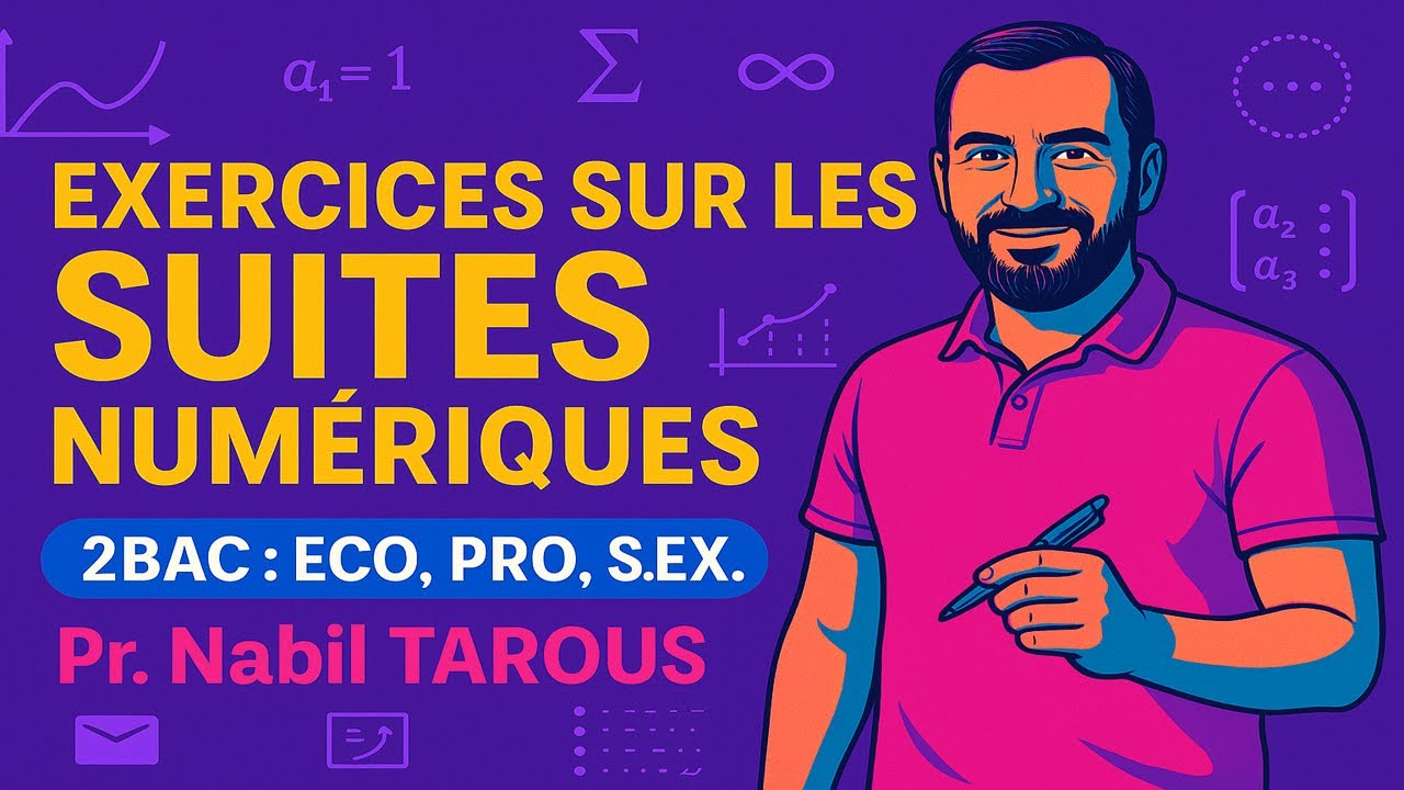 Exercices Corrigés sur les Suites Numériques 🔥 | Maths 2BAC ECO / PRO / Sciences