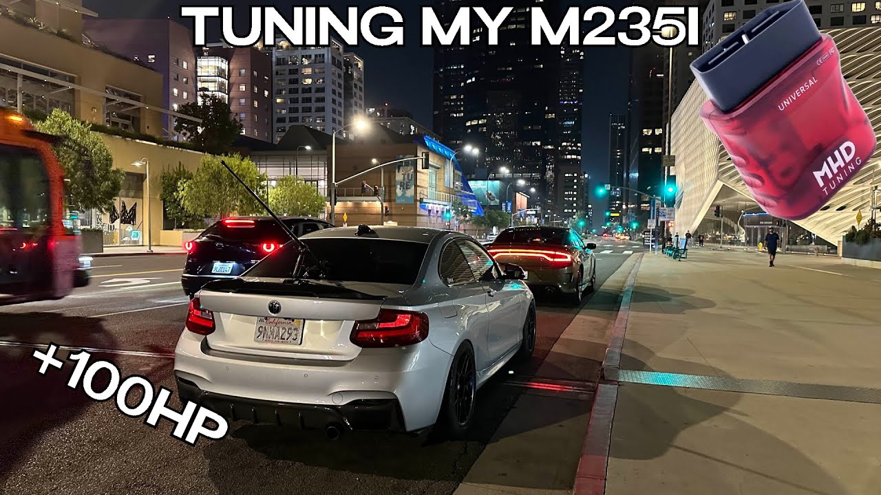 Tuning my M235i (450HP + LOUD BURBLES/POPS💥)