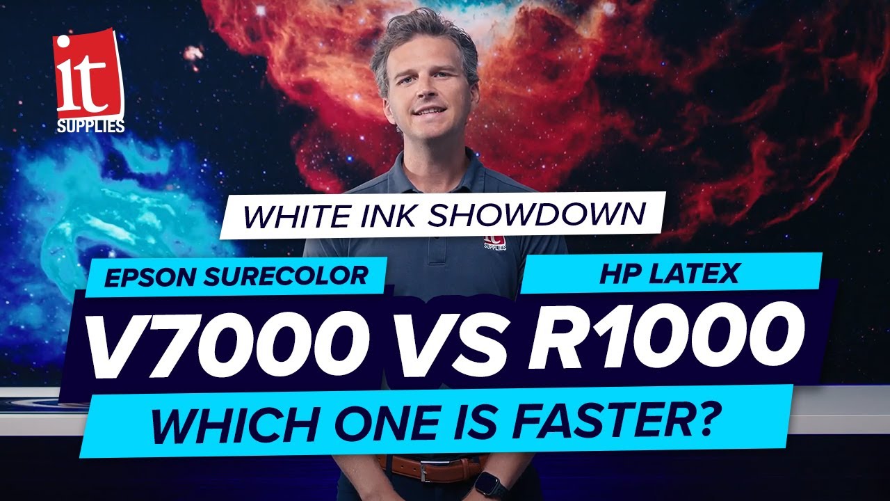 Epson SureColor V7000 UV vs HP Latex R1000 White Ink Showdown - Which One Is Faster?