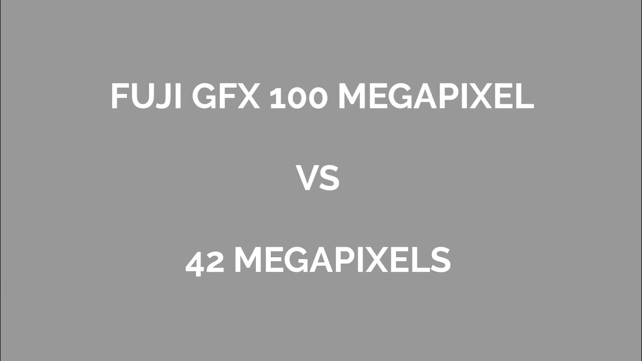 100 MEGAPIXELS vs 42 MEGAPIXELS!