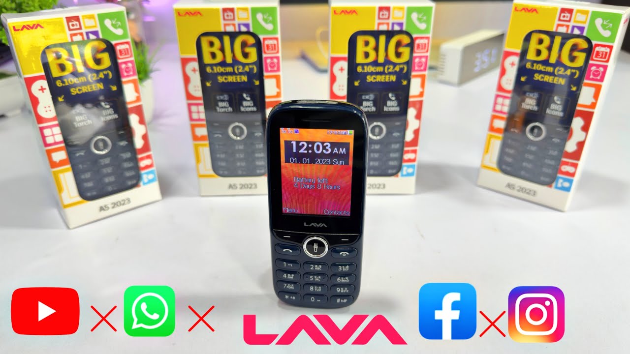 Unboxing the Lava A5 2023! Is this the BEST budget keypad phone? Not 4G