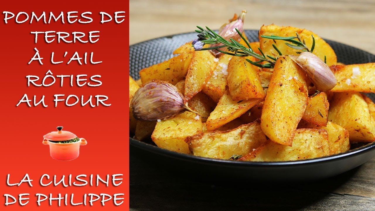 Pommes de terre à l'ail rôties au four