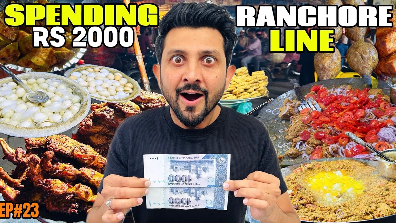 2000 Mein Ranchore Line Ka Food Explore Kia || Itna Kuch Mila 2000 Mein 🤩❤️EP#23