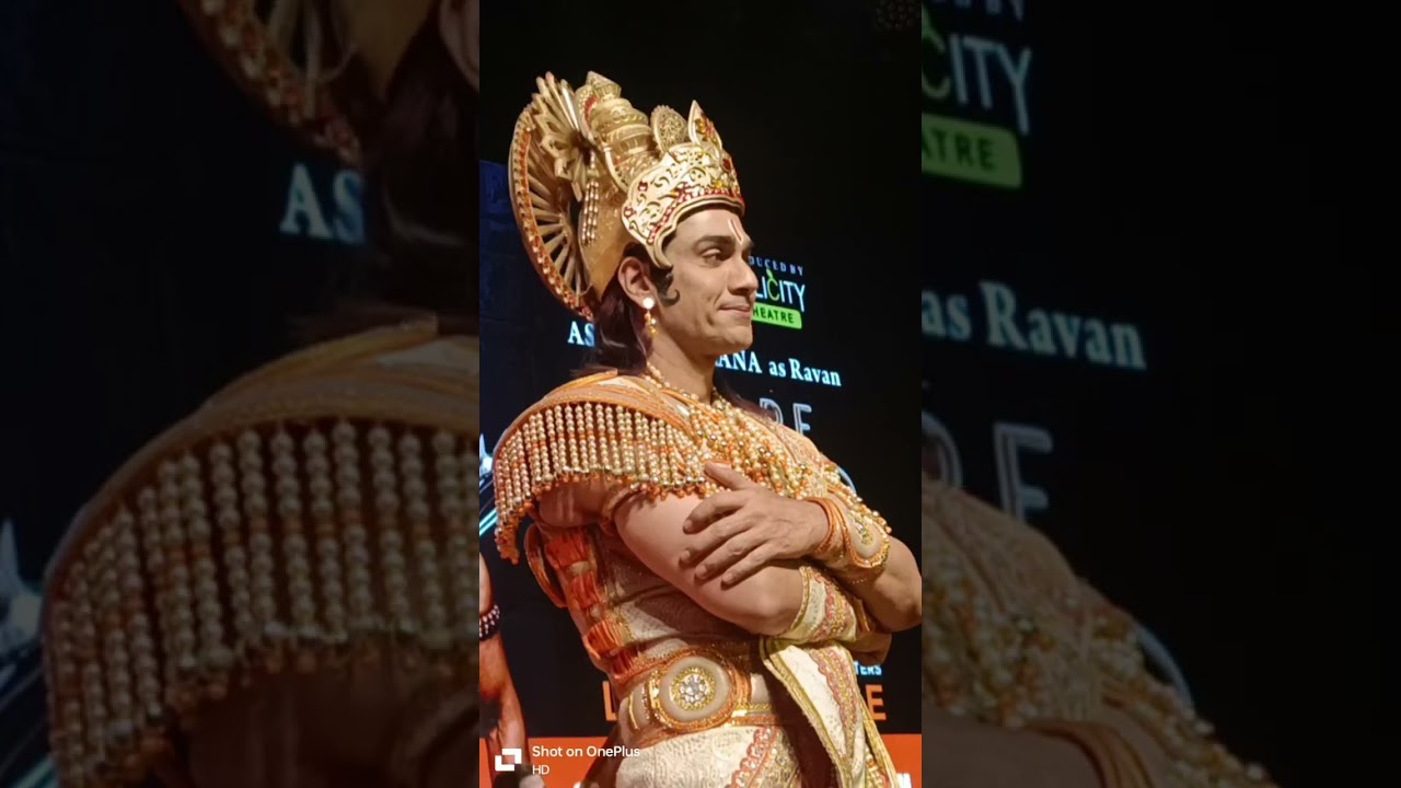 #Humare ram live show, Banglore 📍 #Meet Ashutosh rana ji as ravan #Liveshow #loveit♥️♥️