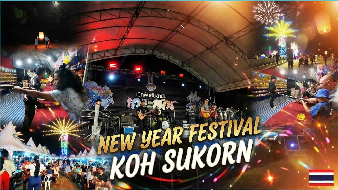 Unforgettable New Year Night on Koh Sukorn✨️