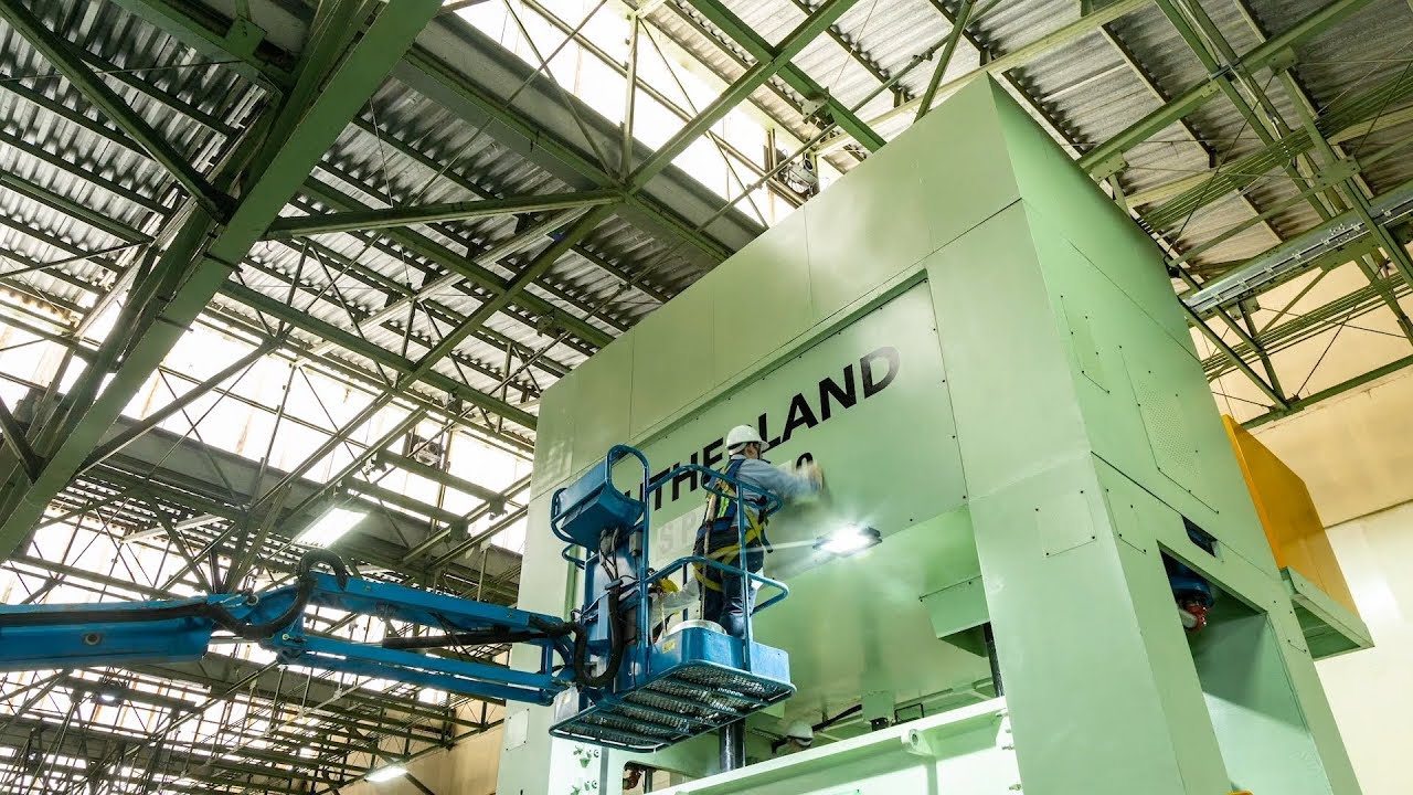 Mechanical Stamping Press Installation by Sutherland | Mechanical Press Model SP2 660